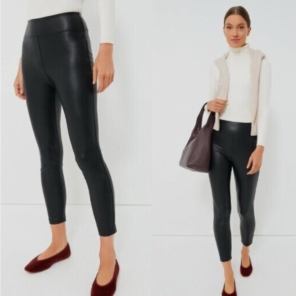 Tuckernuck Women's Black Faux Leather Leggings